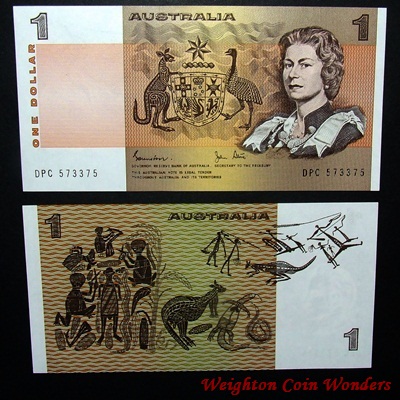 1973 - 84 Series Australia $1 - Click Image to Close